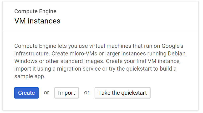 Create a VM